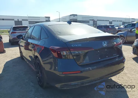 2025 Honda Civic Hybrid Sport/Sport Touring z USA, uszkodzony, nr VIN 2HGFE4F82SH321781